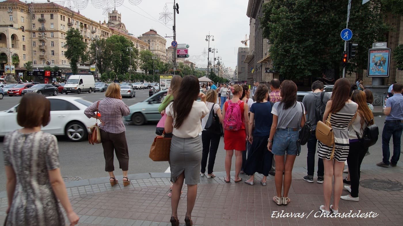 Calle Kreschatik Kiev Calle Kreschatik Kiev